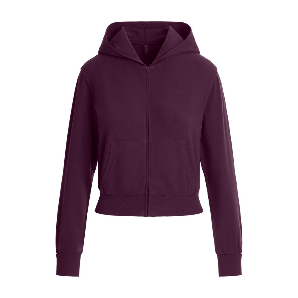 NWOT Skims Cotton Jersey Zip-Up
Hoodie XS